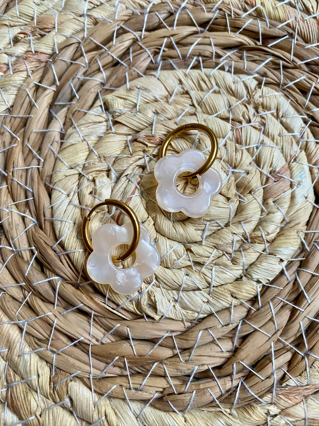 Boucles d’oreilles nacrée