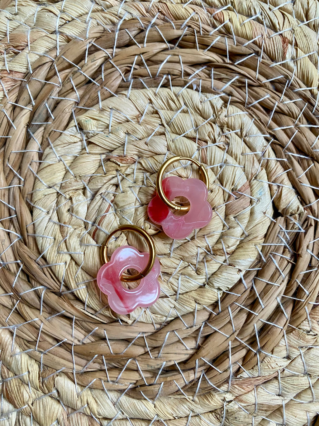 Boucles d’oreilles Rose